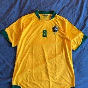 Vintage 2006 Brazil World Cup Jersey R9 Ronaldo Nazario Shirt Kit XL Football